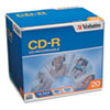 CD R Discs 700MB 80min 52x w Slim Jewel Cases Silver 20 Pack