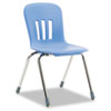 Metaphor Series Classroom Chair, 18" Seat Height, Blueberry/Chro