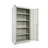 Assembled 72 quot; High Storage Cabinet w Adjustable Shelves 36w x 18d Light Gray