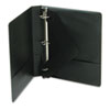 WLJ38314NHB - Basic Vinyl D-Ring Binder With Label Holder, 1" Capacity, Black