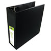 WLJ38349B - Basic Vinyl D-Ring Binder, 3" Capacity, Black