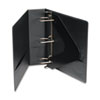 WLJ38349NHB - Basic Vinyl D-Ring Binder With Label Holder, 3" Capacity, Black