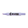 Desk Style Highlighter Chisel Tip Fluorescent Purple Ink Dozen