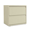 Two Drawer Lateral File Cabinet 30w x 19 1 4d x 28 3 8h Putty