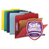 Smead&reg; Four-Section Pressboard Top Tab Classification Folders with SafeSHIELD&reg; Coated Fastener