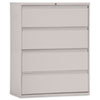 Four Drawer Lateral File Cabinet 42w x 19 1 4d x 53 1 4h Light Gray
