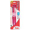 Refillable mechanical pencil is filled with #2 lead.
