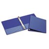 NSN5194382 - 3-Ring Binder, Clear Overlay, 11 x 8-1/2, 1-1/2" Capacity, Blue, GSA 7510015194382 