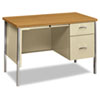 34000 Series Right Pedestal Desk, 45-1/4w x 24d x 29-1/2h, Harve
