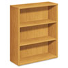 10500 Series Laminate Bookcase Three Shelf 36w x 13 1 8d x 43 3 8h Harvest