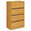 10500 Series Four-Drawer Lateral File, 36w x 20d x 59-1/8h, Harv