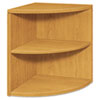 10500 Series Two Shelf End Cap Bookshelf 24w x 24d x 29 1 2h Harvest
