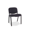 Alera Continental Series Stacking Chairs, Supports Up to 250 lb, 19.68" Seat Height, Black, 4/Carton