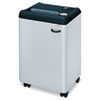 High-security cross-cut shredder has a four sheet capacity.