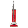 Quick Kleen Commercial Upright Vacuum with Vibra Groomer II 17.5lb Red