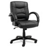 Alera&reg; Strada Leather Mid-Back Swivel/Tilt Chair