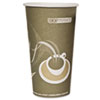 Hot cups made from recycled fiber have leak-proof lining and smooth-rolled rim.