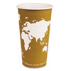 Eco-Products&reg; World Art&trade; Renewable Resource Compostable Hot Drink Cups