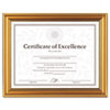 Antique Colored Document Frame w Certificate Plastic 8 1 2 x 11 Gold
