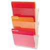 Unbreakable Wall File Set Letter Three Pocket Clear