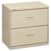 BSX482LL - 400 Series Two-Drawer Lateral File, 36w x 19-1/4d x 28-3/8h, Putty
