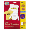 AVE8938 - Personal Creations Inkjet T-Shirt Transfer, 8-1/2 x 11, White, 18/Pack