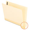 Pendaflex&reg; Manila Laminated End Tab Folders With Fasteners