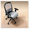 Earth-friendly chair mat.