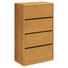 10700 Series Four-Drawer Lateral File, 36w x 20d x 59-1/8h, Harv