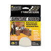 Mighty Mighty Movers Reusable Furniture Sliders Round 5 quot; Dia. Beige 4 Pack