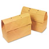 Paper recycling bags are made of recycled paper and feature a self-sealing design.