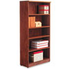 Alera Valencia Series Bookcase Five Shelf 31 3 4w x 14d x 65h Medium Cherry