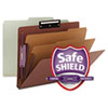 Smead&reg; Pressboard Classification Folders with SafeSHIELD&reg; Coated Fasteners