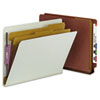 Smead&reg; Extra-Heavy Recycled End Tab Classification Folders With SafeSHIELD&reg; Coated Fasteners