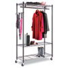 Alera&reg; Wire Shelving Garment Rack