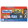 PCTE80625 - Ultra Flex Waste Bags, 30 Gallon, 30 x 33, 1.3 mil, Black, 25/Box