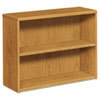 10500 Series Laminate Bookcase Two Shelf 36w x 13 1 8d x 29 5 8h Harvest