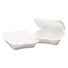 Snap it Foam Hinged Lid Carryout Containers 3 Comp 9.25x9.25x3 WE 200 Carton