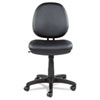 Alera Interval Series Swivel/Tilt Task Chair, Bonded Leather Seat/Back, Up to 275 lb, 18.11" to 23.22" Seat Height, Black
