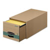 Storage drawers for moderate use and higher stacking needs.