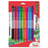 R.S.V.P. RT Retractable Ballpoint Pen 1mm Clear Barrel Assorted Ink 8 Pack