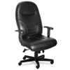 Comfort Series Executive High Back Chair Black Leather