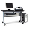 Eastwinds Mobile Work Table 57w x 23 1 2d x 29h Anthracite