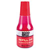 Self Inking Refill Ink Red 0.9 oz. Bottle