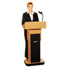 AmpliVox&reg; Executive Adjustable Sound Column Lectern