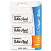 Smudge-resistant eraser is latex-free.