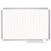 Platinum Plus Dry Erase Planning Board 1x2 quot; Grid 36x24 Silver Frame