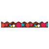 Bordette Dots Design Decorative Border 2 1 4 quot; x 25ft Assorted Colors