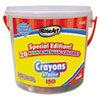 RoseArt&reg; Crayons Classic Colors Bucket