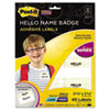 Post-it® Super Sticky Designer Series Name Badge Labels